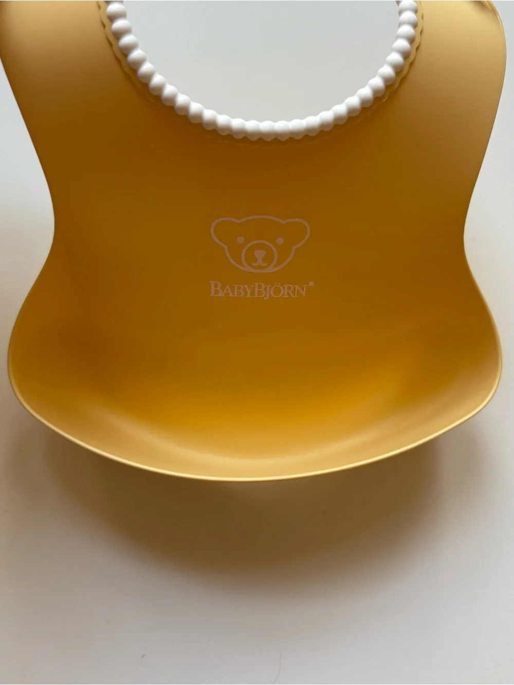 Set of 2 BabyBjorn Feeding Bibs - Blue & Yellow